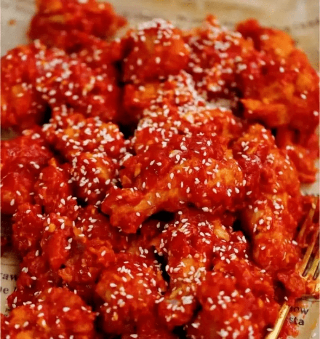 超好吃的韩式裹酱炸鸡!学会再也不用买啦