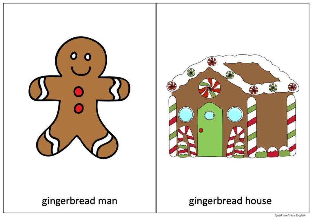 姜饼屋gingerbread man 姜饼人stocking 长袜christmas ornaments