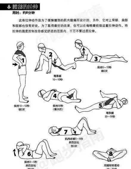 九套拉伸动作让你远离颈肩腰腿酸痛!