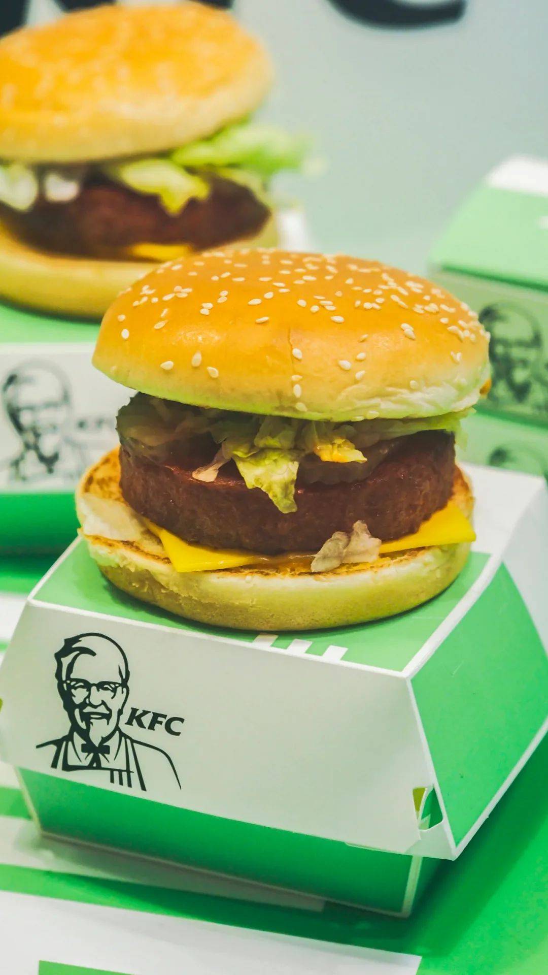 肯德基植世代产品登陆西安,"素"来尝鲜,绿出新意!_汉堡