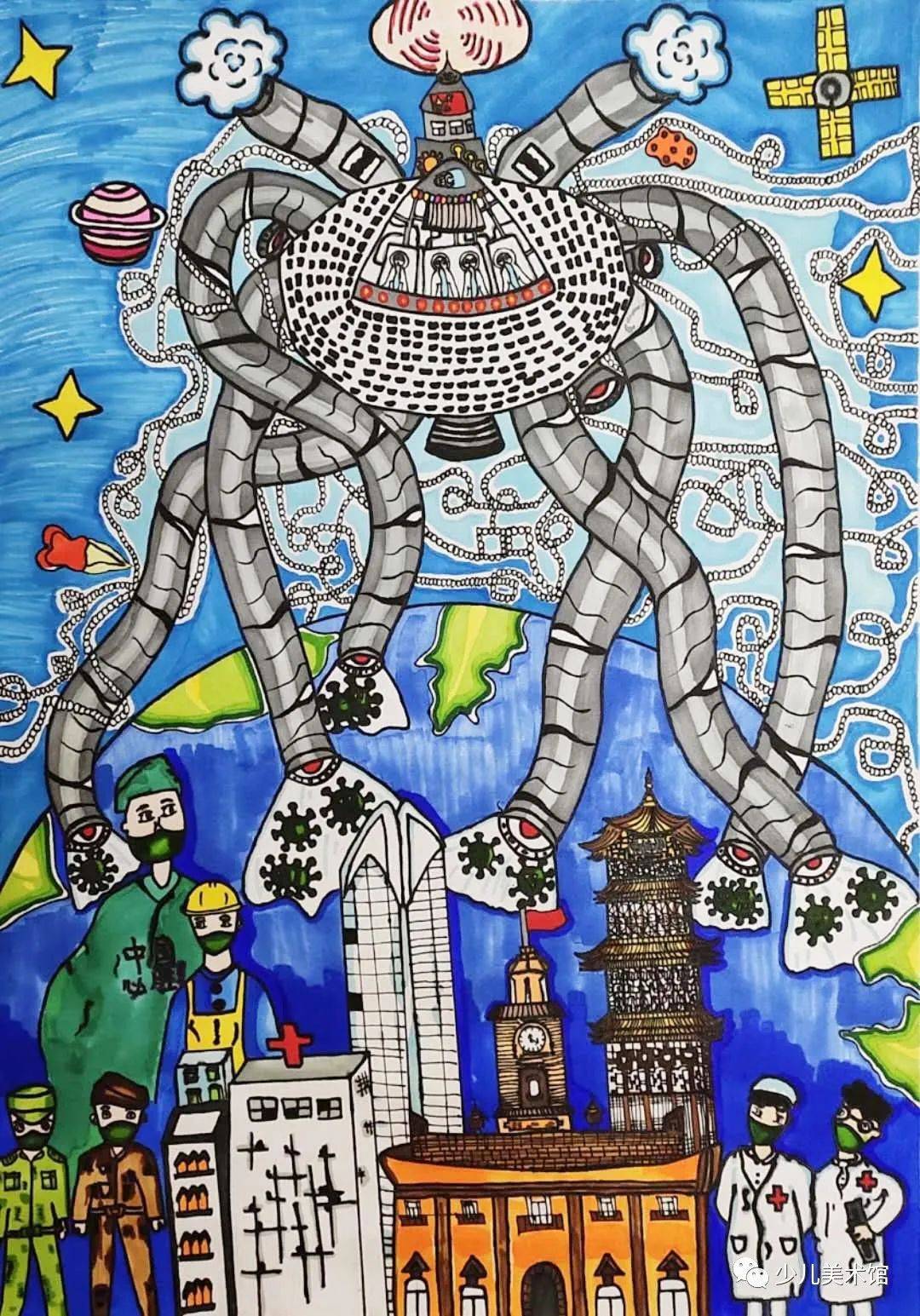 收藏全国绘画比赛获奖作品值得看一下