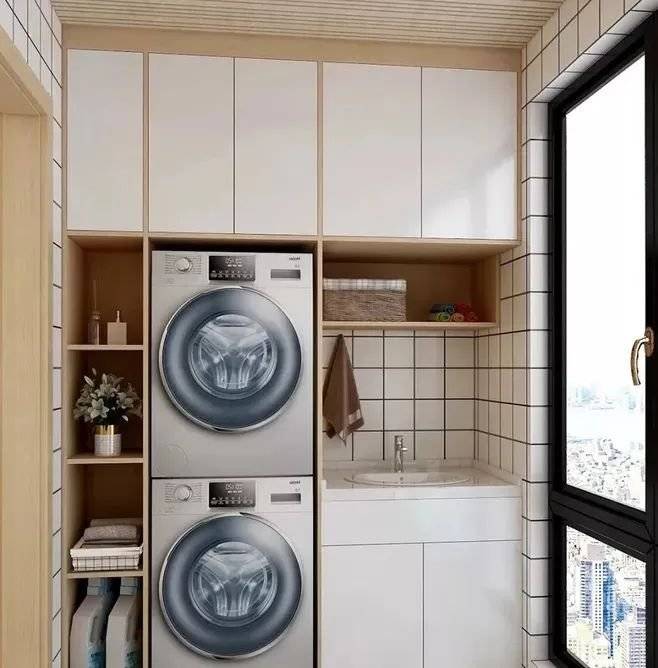 洗衣房和晾衣房一体图片