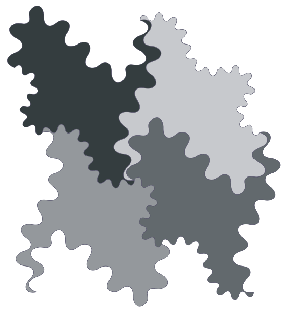 任意四边形镶嵌的四方连续图案_图形