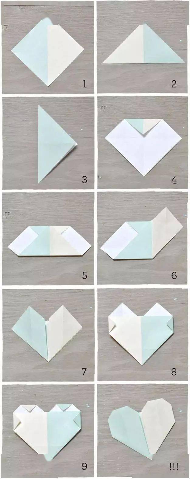 【折纸手工】被全国幼师疯狂转发的心型折纸手工,小伙伴们赶紧收藏吧!