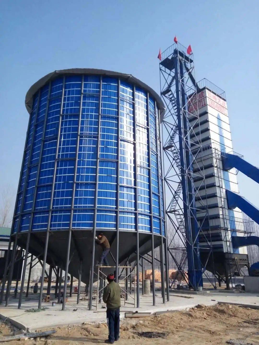 专业制作面粉仓粮仓钢结构济宁永灿金属容器有限公司