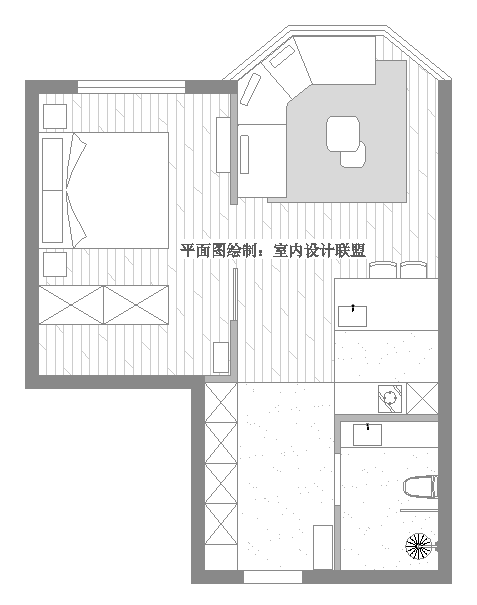 超大落地窗全开放起居空间这样的一居室真的爱了