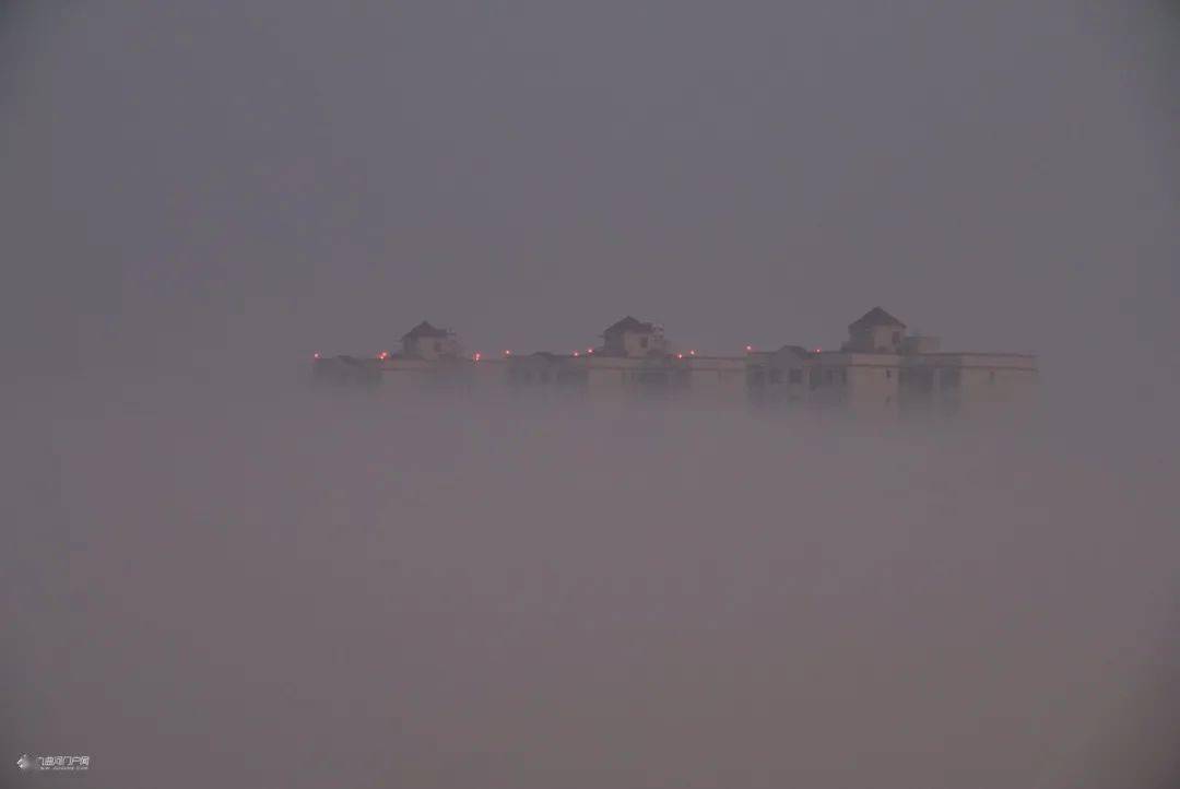 雾里海市图片
