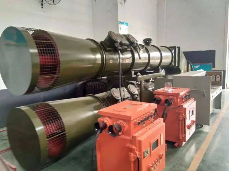 陕煤小保当75kw变频局部通风机在线控制最远供风4000m