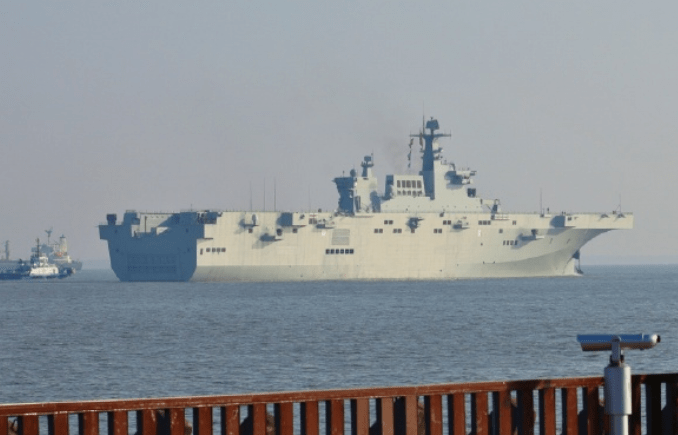 075型两栖攻击舰进度喜人二号舰今试航与首舰仅隔四个月