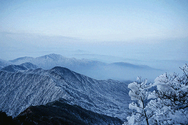 登华南之巅猫儿山邂逅最美冰雪雾凇