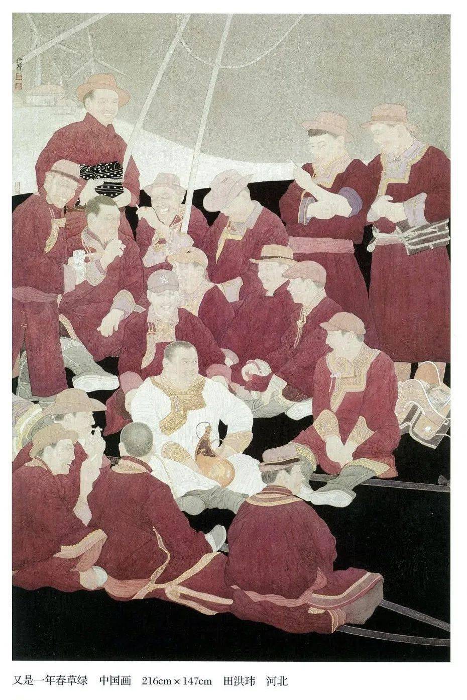 中国美协油画展图片
