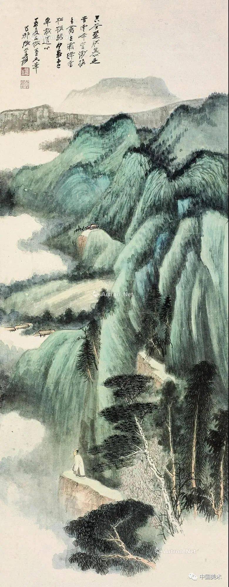 张大千山水画法看我的