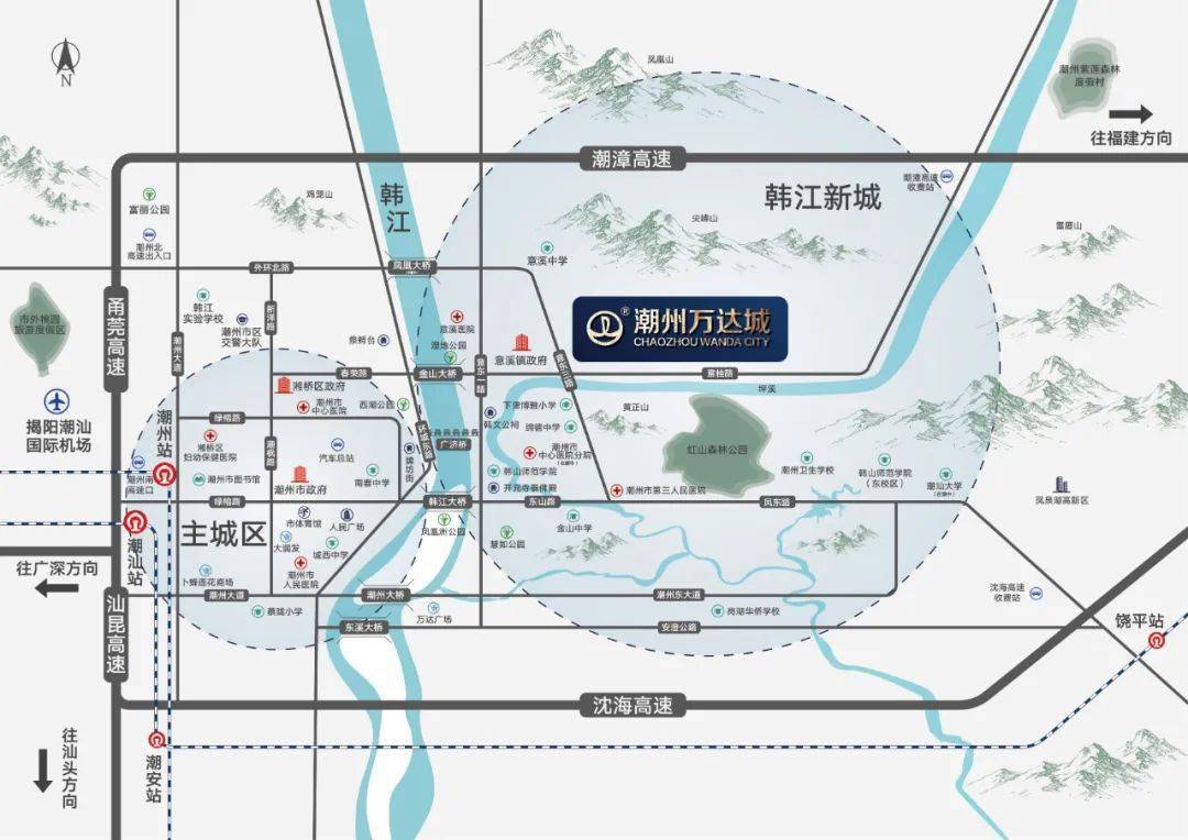 5字头秒抢万达城首开余货掘金潮州鎏金地块的机会到了