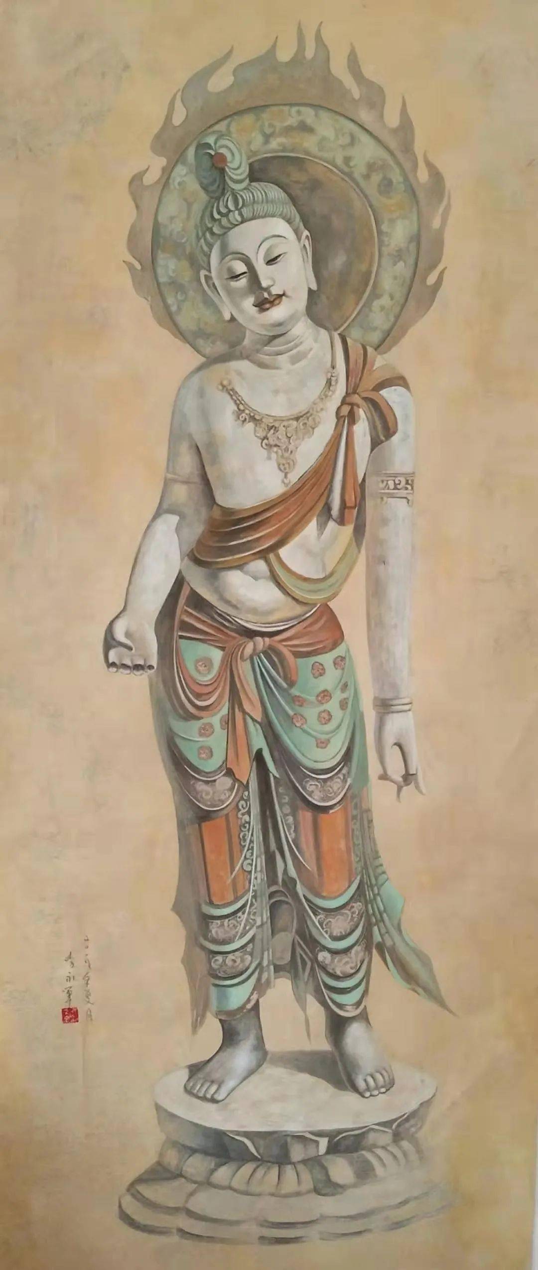 李永军杨柳观音菩萨古法临摹班1月7日开课