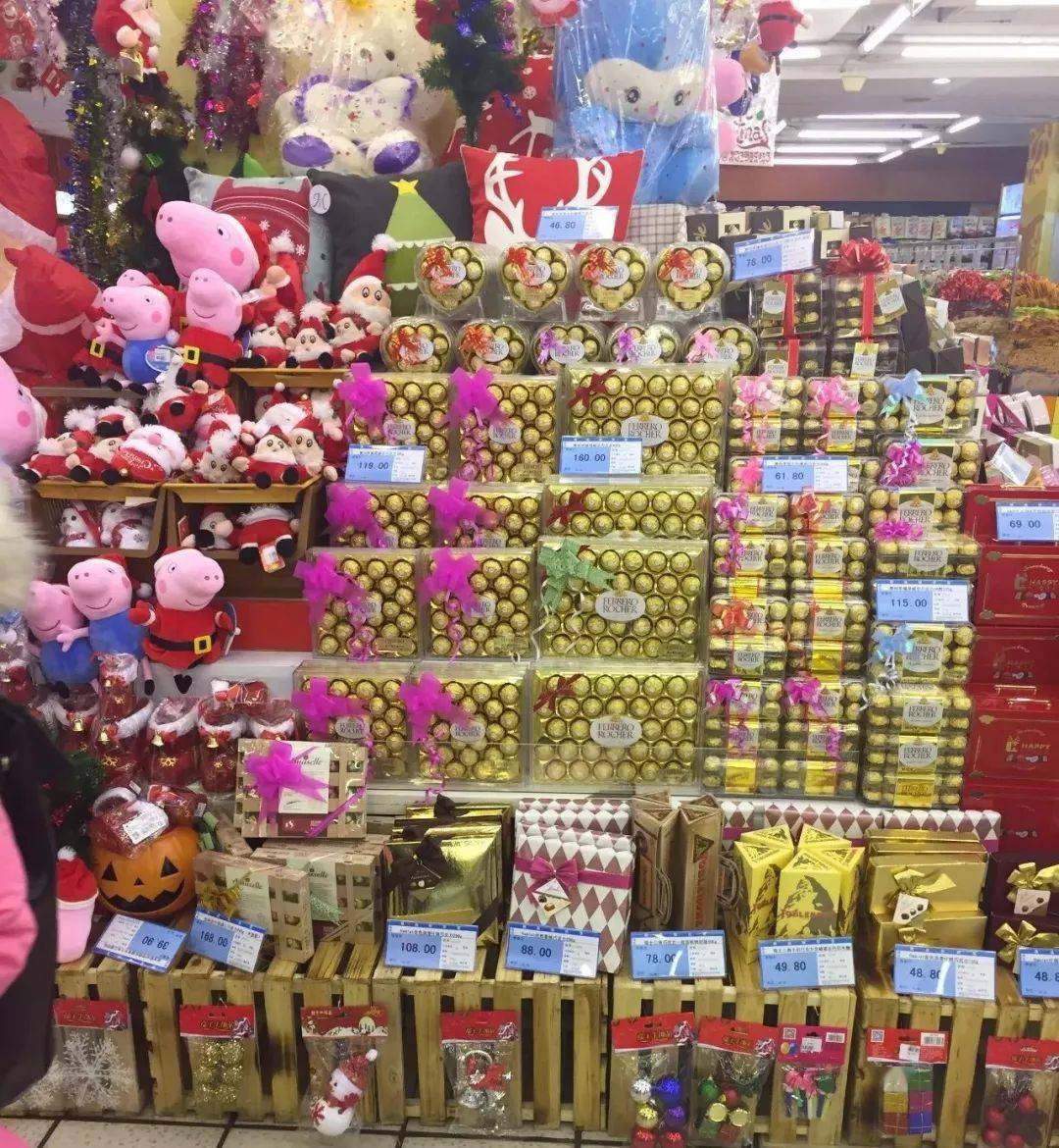 平安夜圣诞节一大波超市陈列美图来袭
