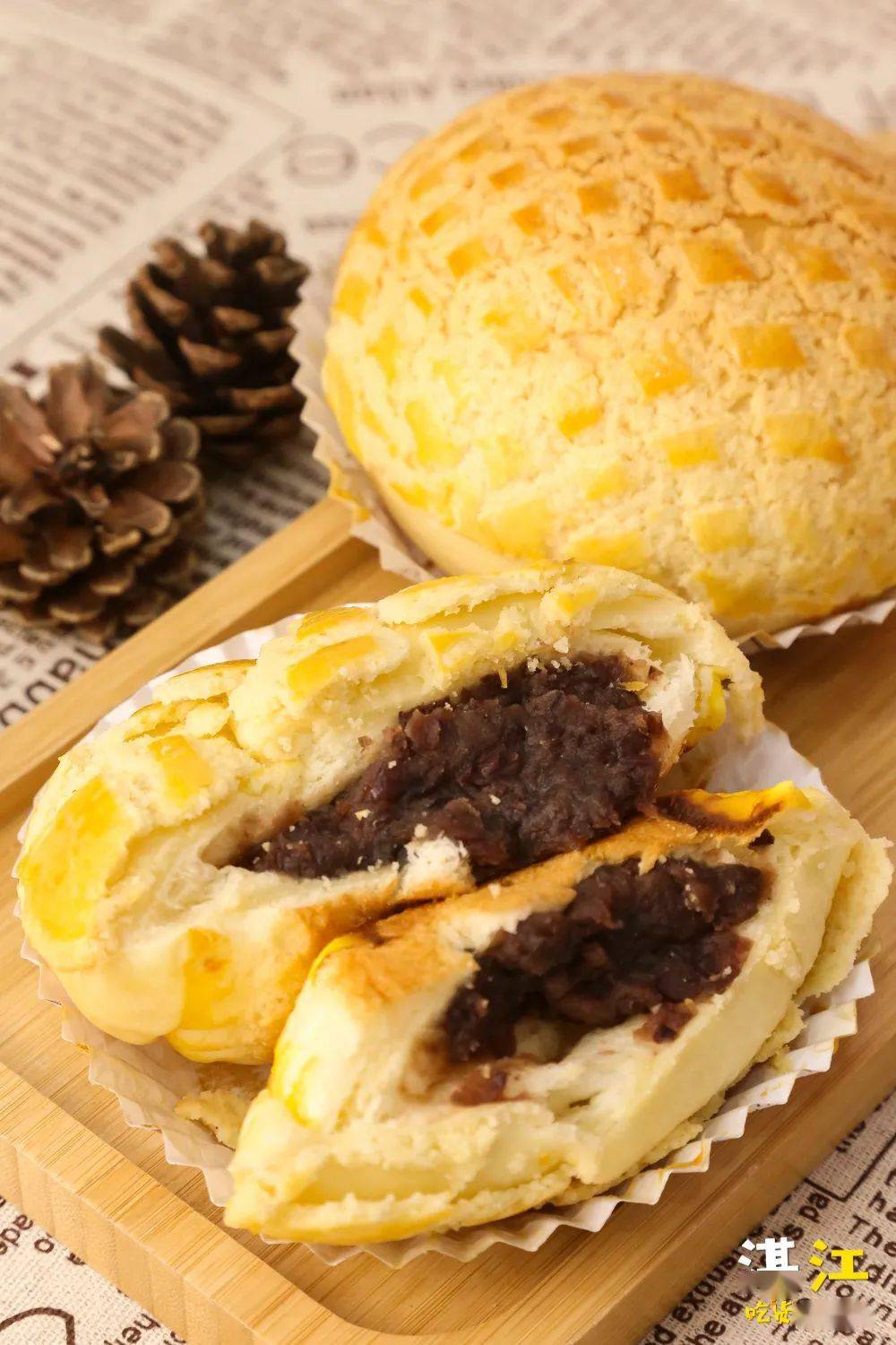 10元不到开在霞山的宝藏猪扒菠萝包一碰就掉渣