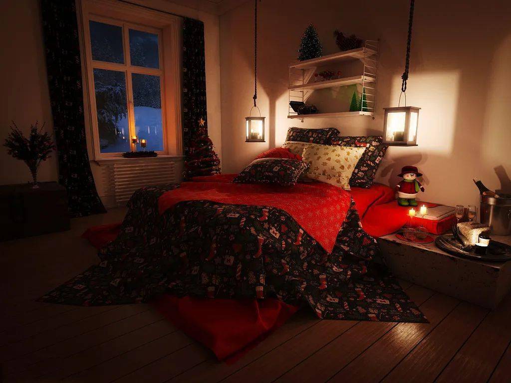 圣诞家装给生活增添一份温暖的仪式感