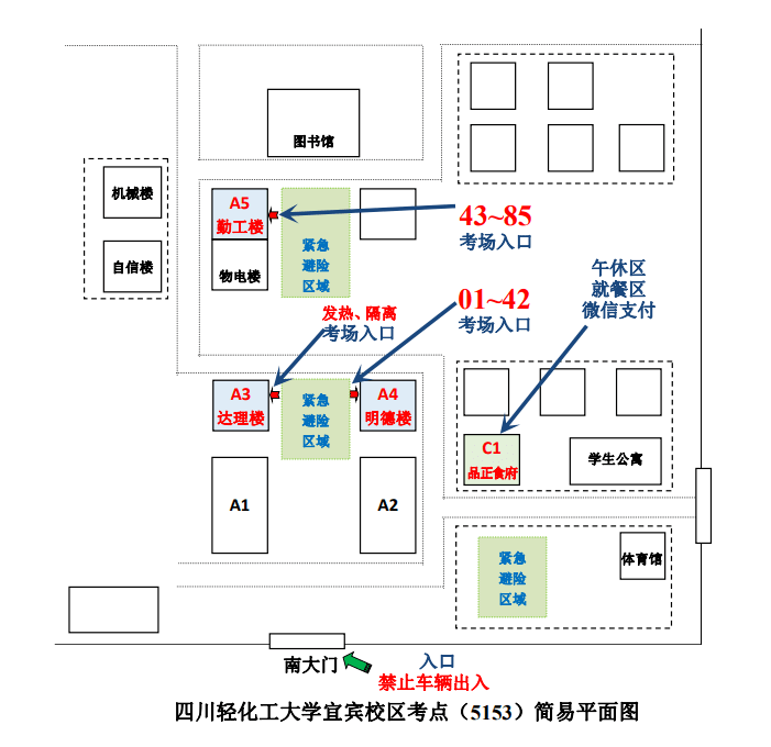 现场方位示意图图片