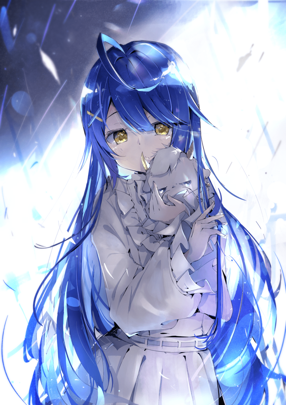 精选壁纸你知道大海为什么是蓝色的吗因为鱼每天都在blueblue呀