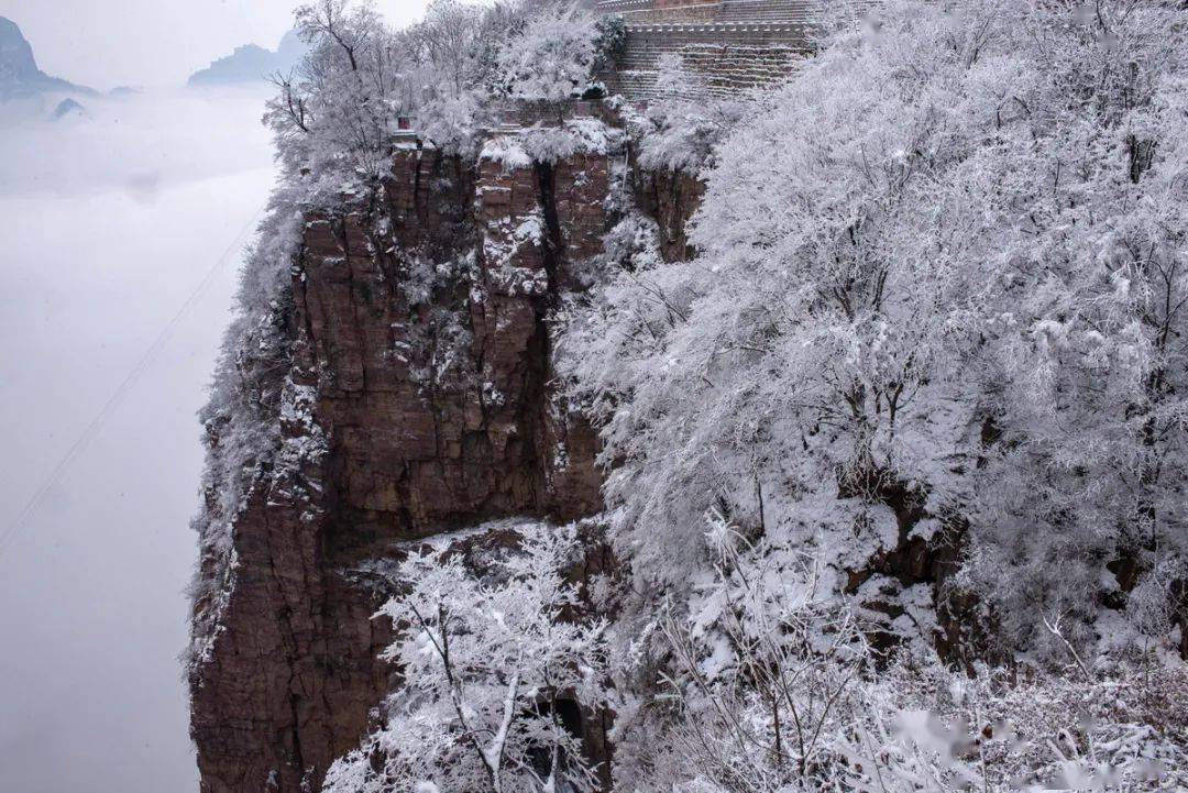 美圖欣賞津門網韓修平我拍南太行天界山雪景