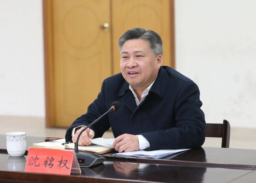 在全面从严治党上展现新担当把各项工作干出新水平新气象沈铭权在调研