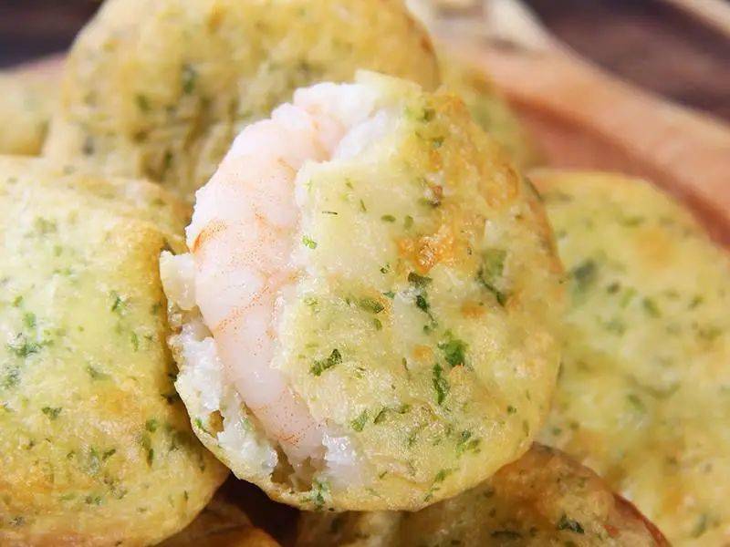 鳕鱼鲜虾饼3斤装顺丰包邮出口级别鱼香虾饼每个虾饼都带完整虾仁外酥