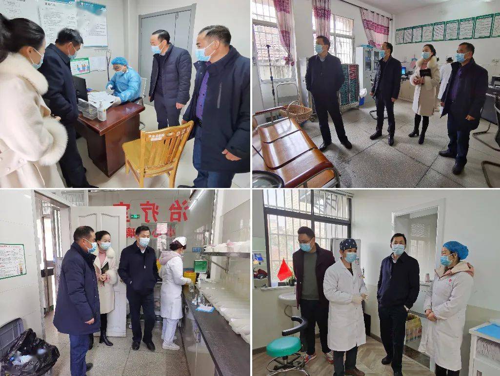 武穴市卫健局党组书记,局长朱锦斌再次带队,先后前往石佛寺中心卫生院