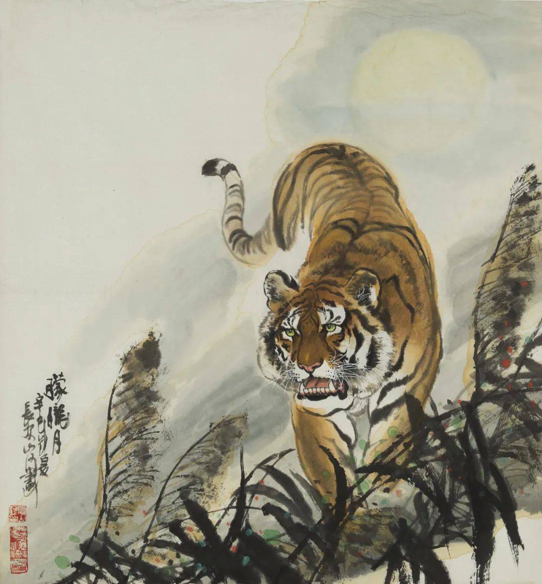 专题拍场夏山河虎作品专场