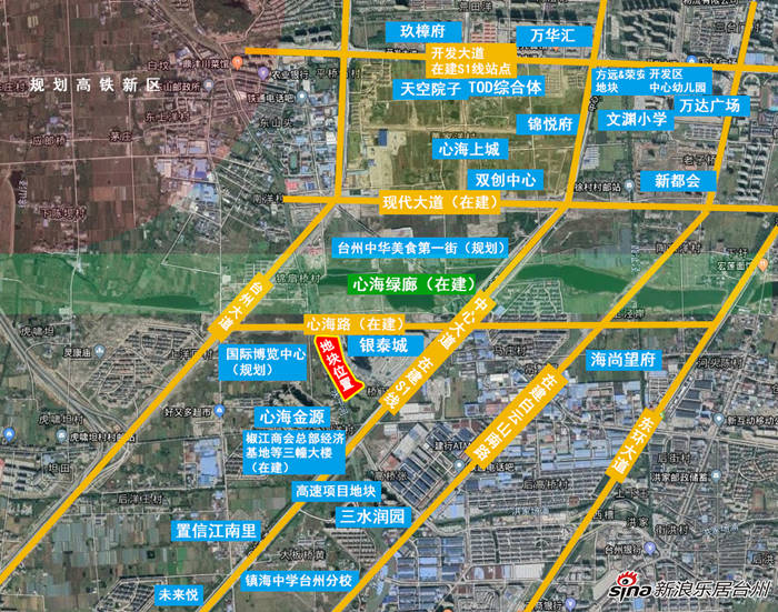 椒江洪家规划地图图片