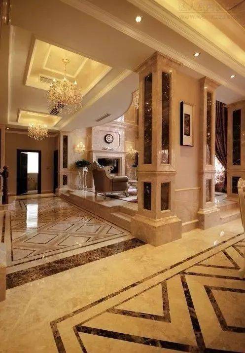 天然石材家装设计中的的颜色运用,这六个点可以参考一下_装饰