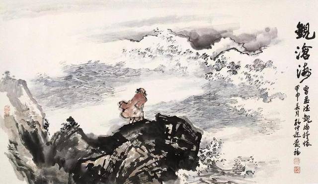 观潮画潮一生钟情钱塘潮