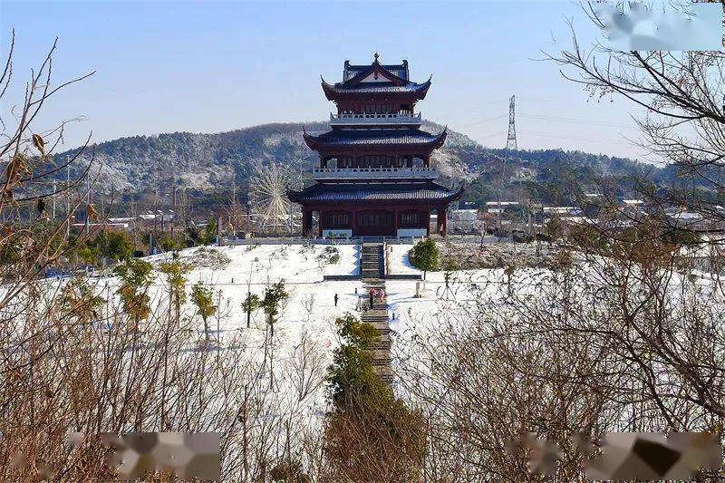 呈现给世界最美的一面一场大雪后,当涂年年岁岁雪相似只有卧槽雪好大