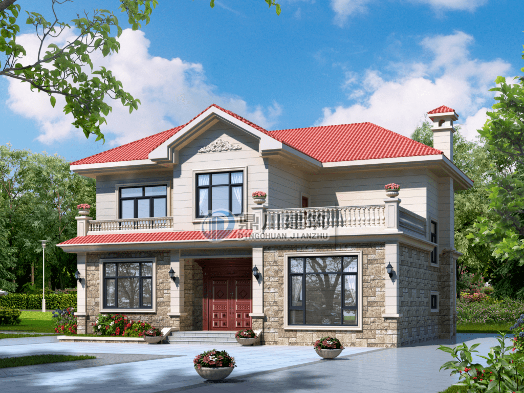 明亮又通透,整栋房子显得时尚漂亮,再加上大露台设计,在农村来说,算是