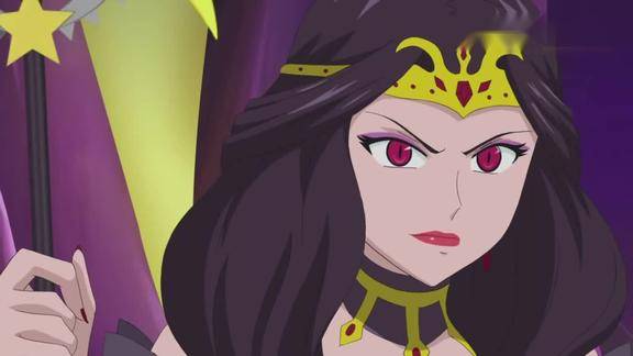 巴啦啦小魔仙哈莱星选出了新的女王原来的哈莱王后听了却大笑