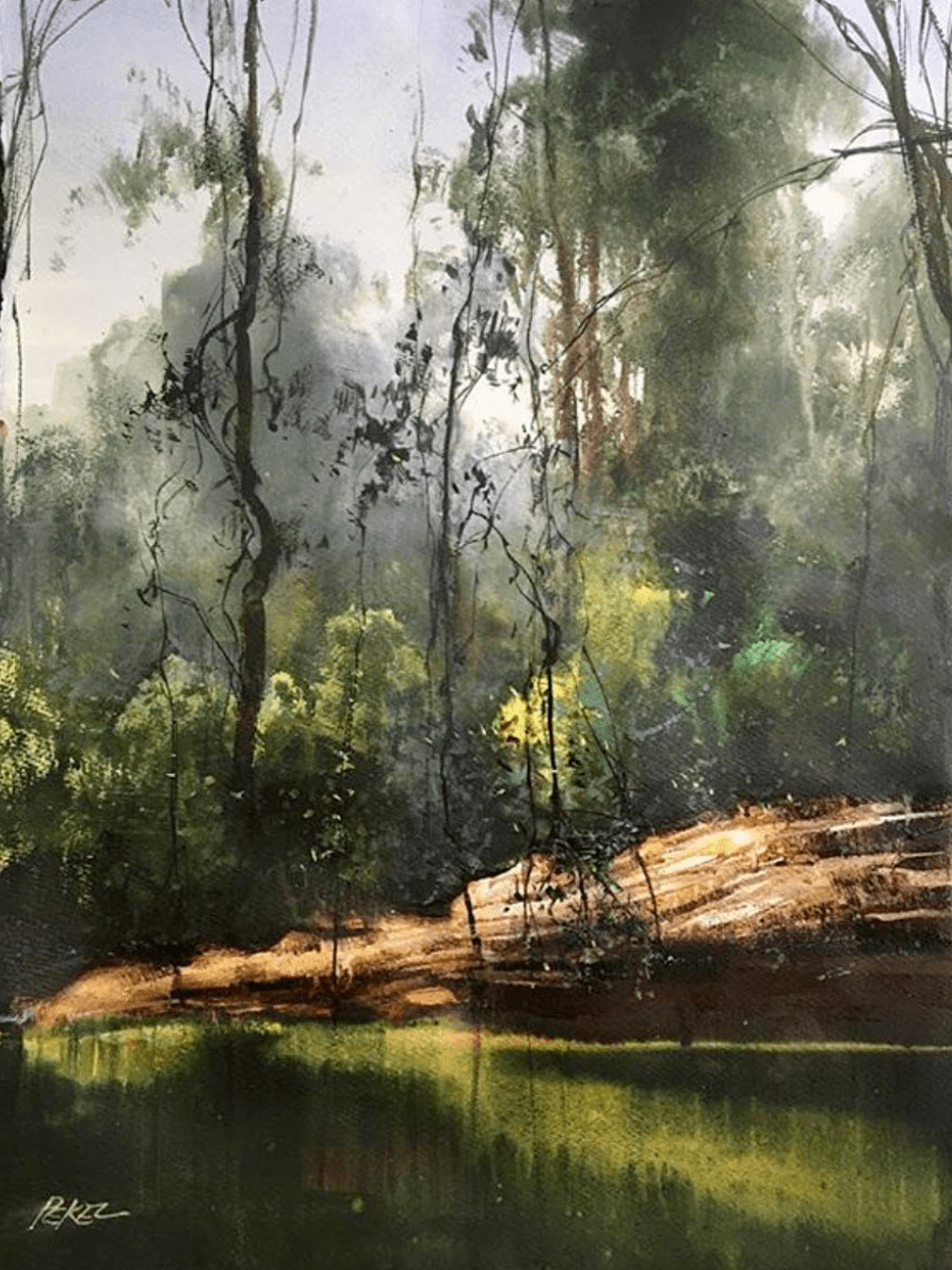 澳大利亚水彩画家——赫尔曼·佩克尔作品欣赏_油画