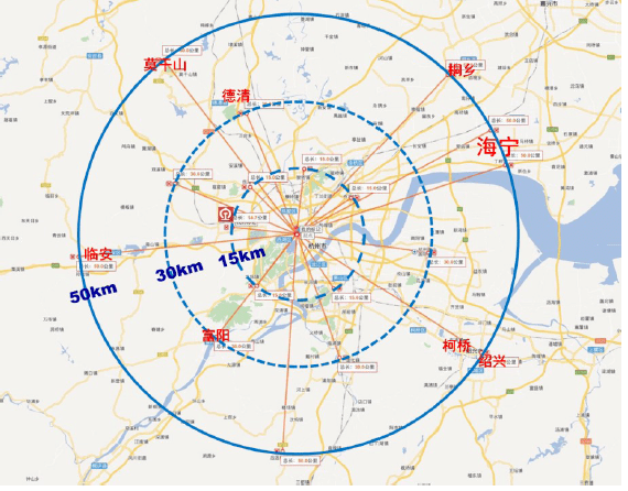 杭州都市圈地图图片