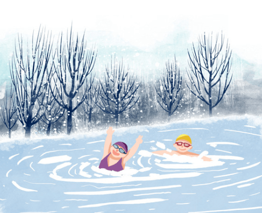 爱漳河知漳河讲漳河文学作品展十三冬泳