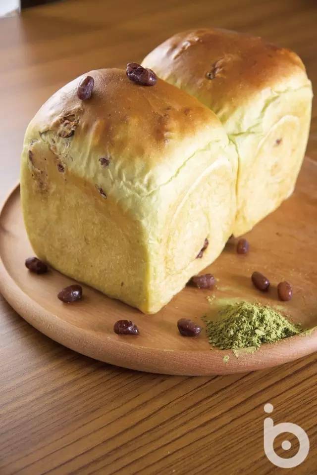 温故知新台湾面包大师独家奉献最正宗的日式抹茶红豆吐司