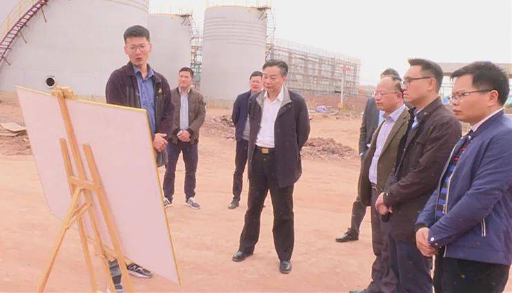 副市长施东红到我县调研重点项目建设和招商引资工作