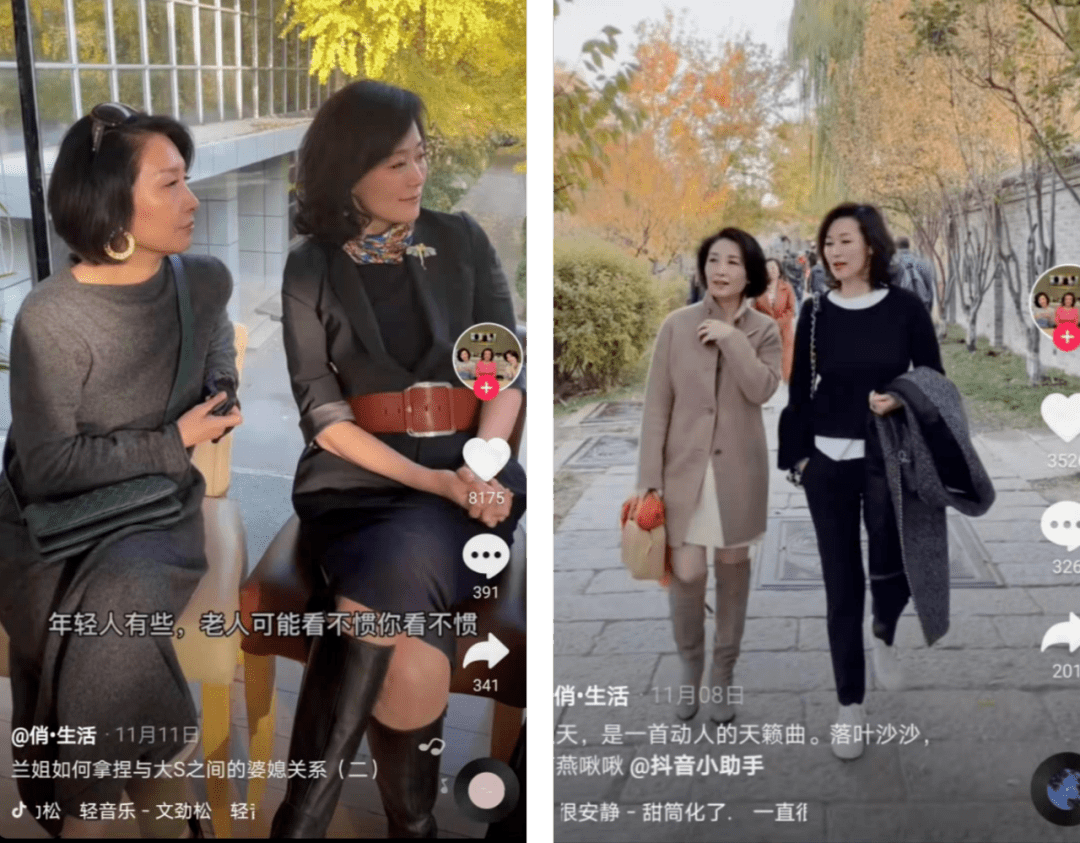 抖音里的贵妇们