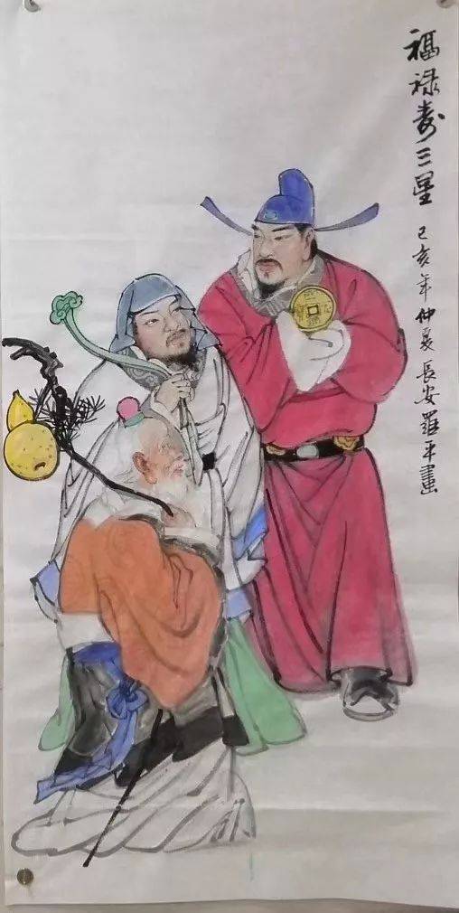 在长安著名画家罗平的人物与花鸟作品中,总有一种触及心灵的深度,当把