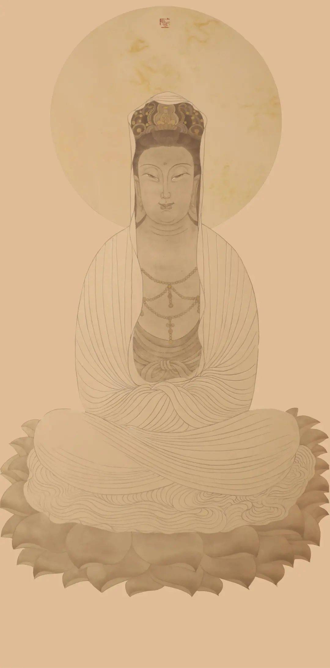 她倾泻毕生的精力用笔墨来阐释佛理禅意