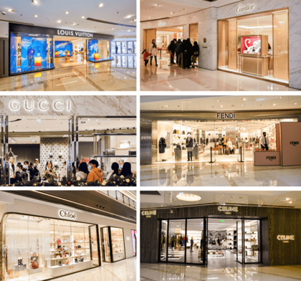 上海港汇恒隆广场的品牌升级则打了一张多元时尚牌.