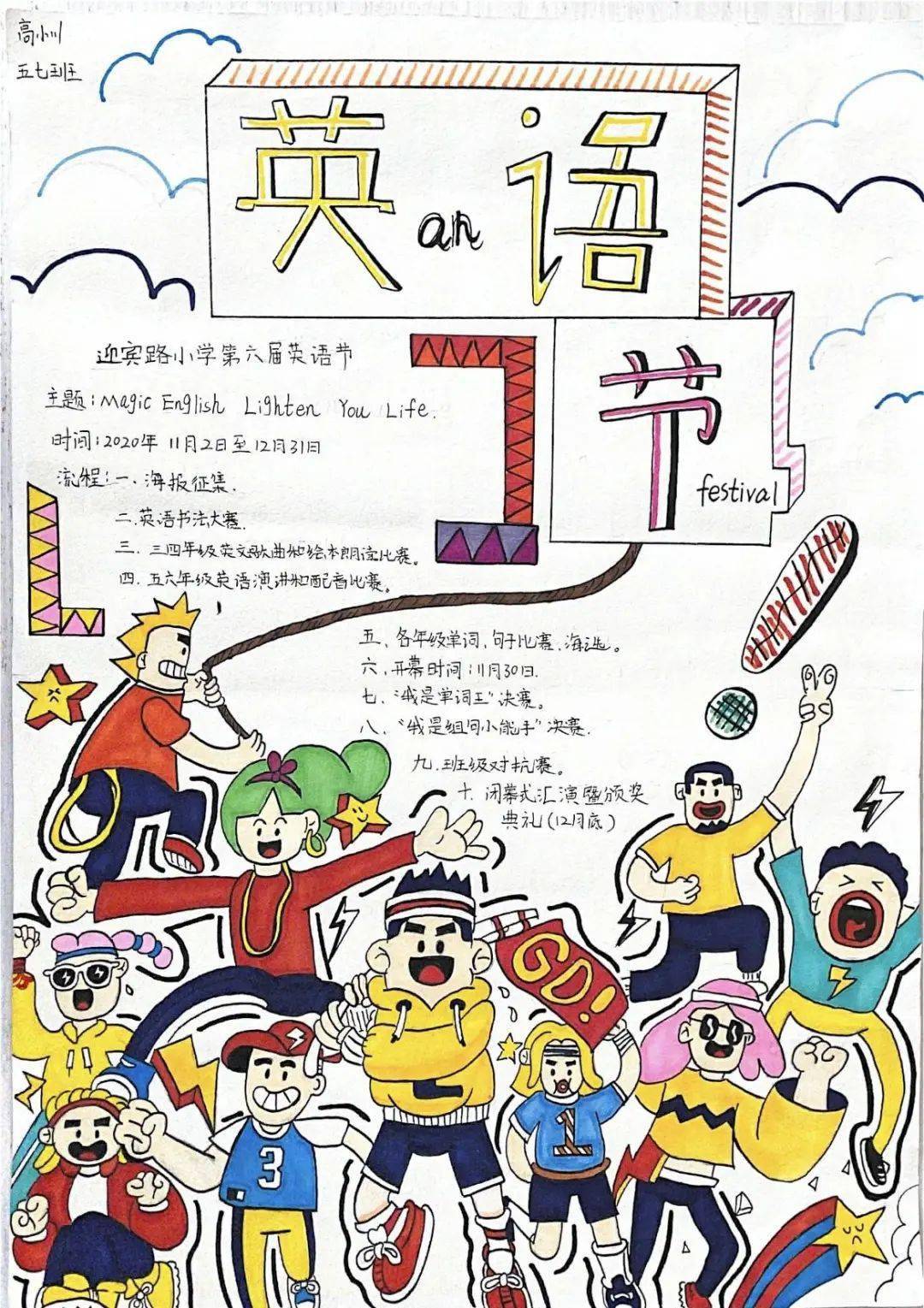 魅力英語,點亮生活——迎賓路小學第六屆英語節圓滿落幕_選手