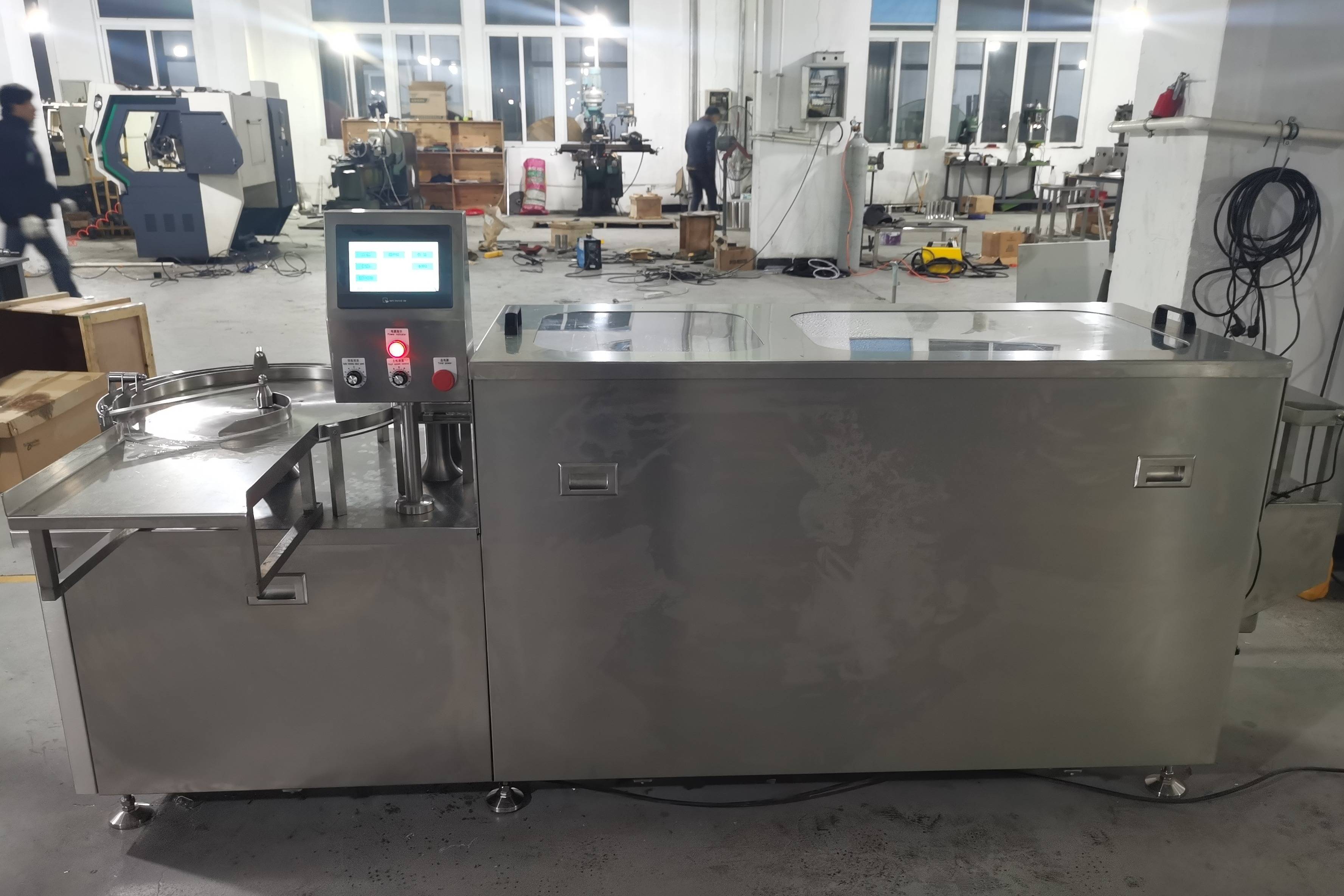 西林瓶全自动洗瓶机全自动超声波洗瓶机蛟龙式洗瓶全自动