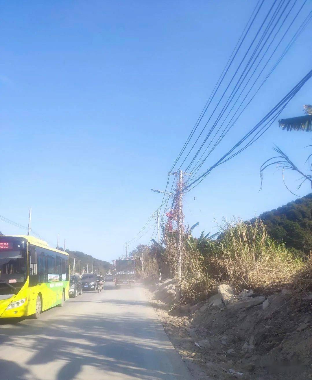 最新進展西臚青山至谷饒這段谷關公路徑頂路段即將要完工可以全線通行