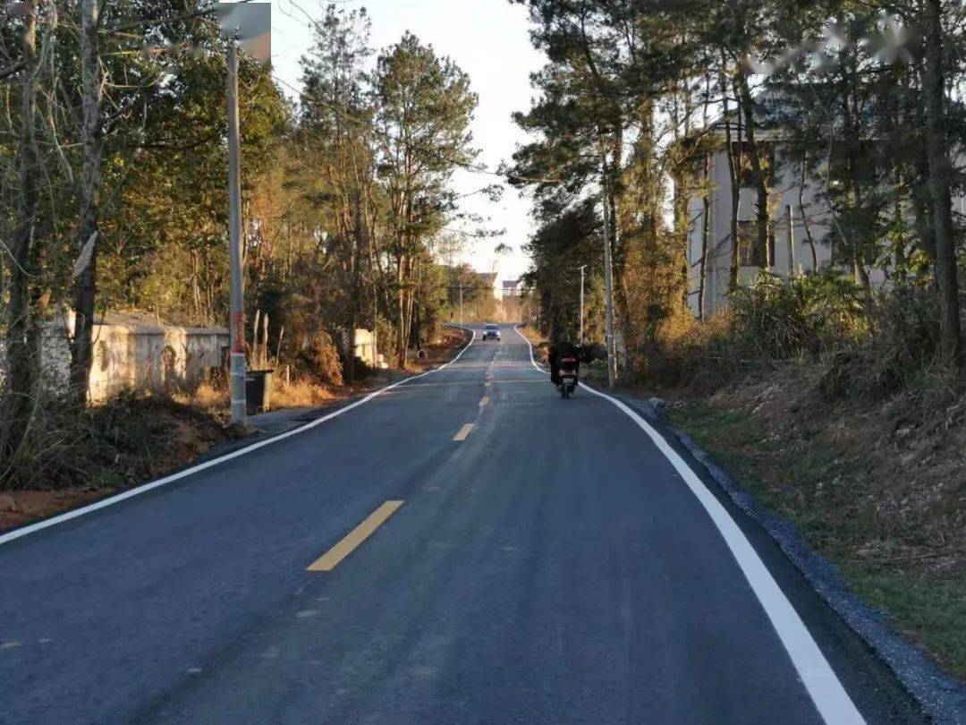 奉新这段老县道拓宽改造完工!瞬间高大上