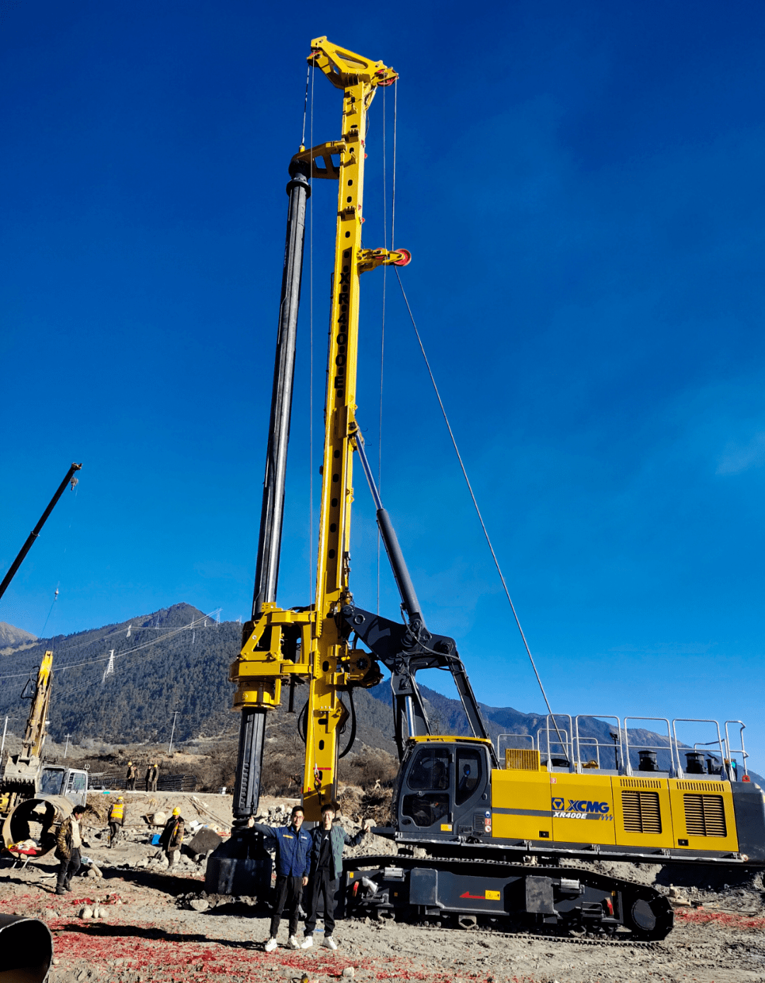 徐工xr400e高原上的圆梦者