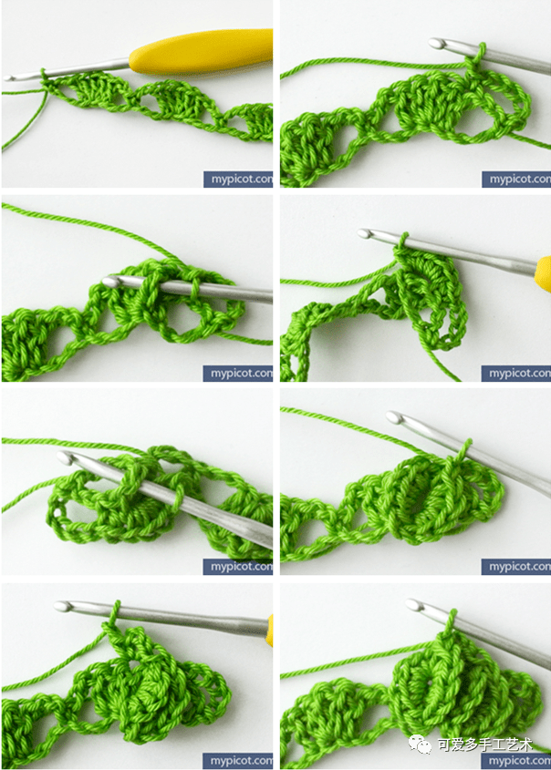 颜色再多也不乱双色多色的钩编花样几十种钩法分分钟让人惊艳附