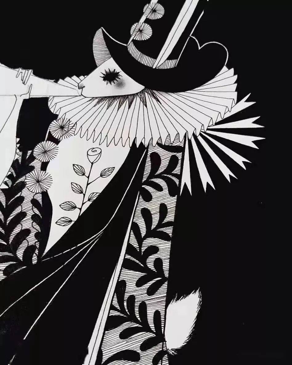 marina mika的装饰派插画_古典主义